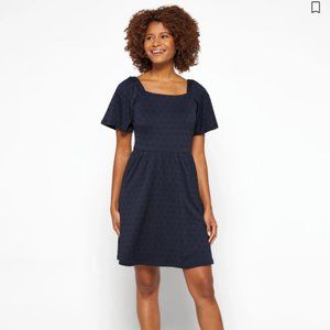 Market & Spruce - Dion Smocked Back Eyelet Dress